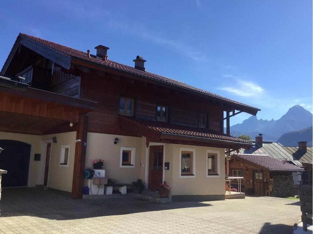 Ferienwohnung Lederhose Bischofswiesen Exterior photo